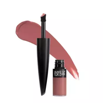 Rouge Artist for Ever матовая 24-часовая стойкая жидкая помада Make Up For Ever, цвет immortal rosewood