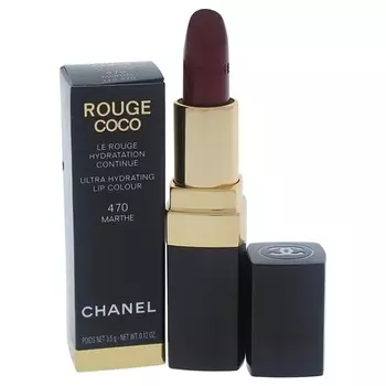Rouge Coco Ultra Hydrating Lip Color для женщин, 470 Marthe, 0,12 унции, Chanel
