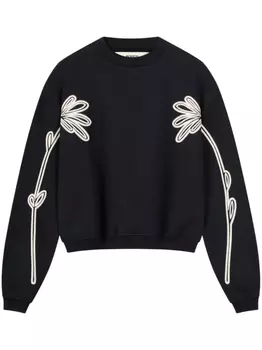 ROUGH. толстовка Floral, черный