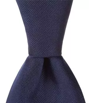 Roundtree & Yorke Big & Tall Cardinal Solid 3 1/8Шелковый галстук, синий