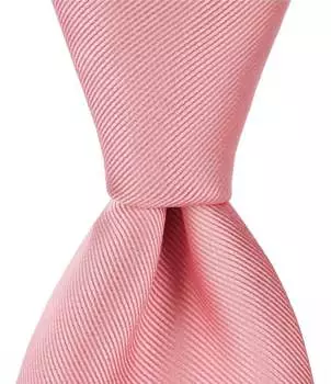 Roundtree & Yorke Big & Tall Cardinal Solid 3 1/8Шелковый галстук, розовый