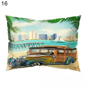 Route 66 Автомобиль Мотоцикл Модель Подушка Чехлы для диванов Декор-16 # Stuttg