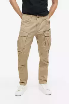 Rovic zip 3d regular tapered другие 5 карманов H&M, бежевый