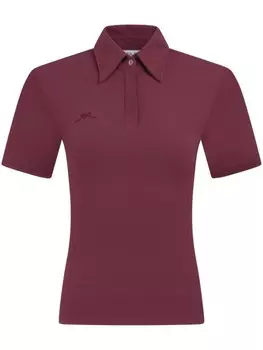 Rowen Rose рубашка поло с объемными плечами, красный