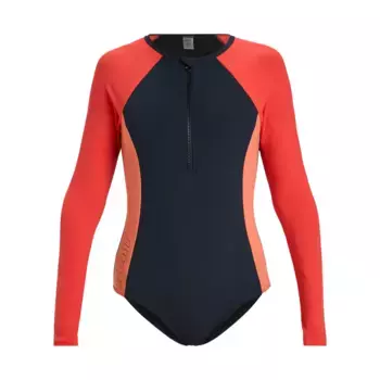 Roxy Active Roxy Женский купальник с длинным рукавом, чёрный
