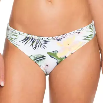 ROXY Bloom Roxy женские неброские плавки бикини, белый