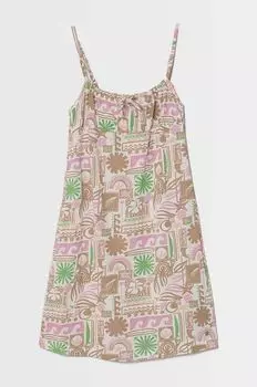 Roxy Детское платье PARTY ALL TIME, бежевый
