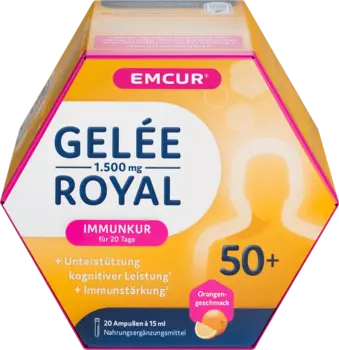 Royal Jelly 1500 Ампулы Апельсин 20 шт по 300мл EMCUR