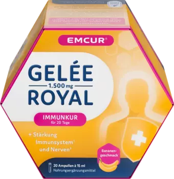 Royal Jelly 1500 Ампулы Банан 20 шт. по 300 мл. EMCUR