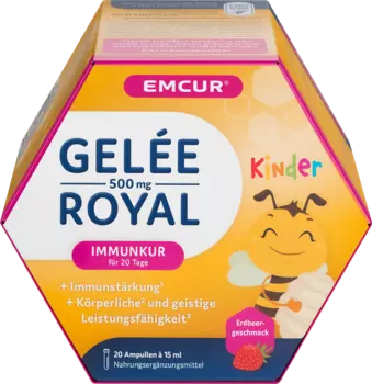 Royal Jelly 500 детские ампулы клубника 20 штук по 300 мл EMCUR