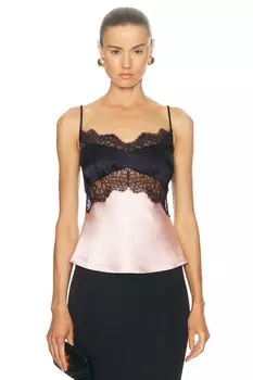 Розали Топ LPA, розовый/черный