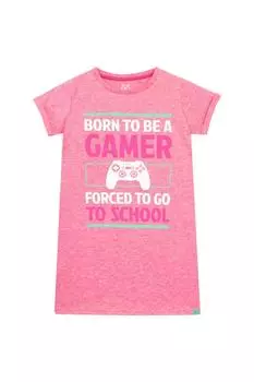 Рожденная быть геймером, ночная рубашка Harry Bear, розовый