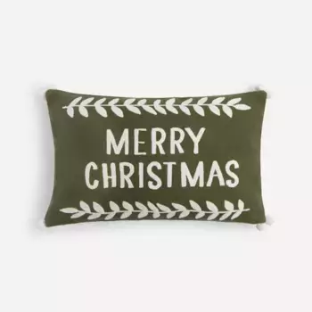 Рождественская декоративная подушка Warm 21 El Corte Ingls, зеленый