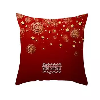 Рождественская елка Приветствие Письмо Подушка Чехлы для дома Диван Кафе Офисное украшение #15 Stuttg