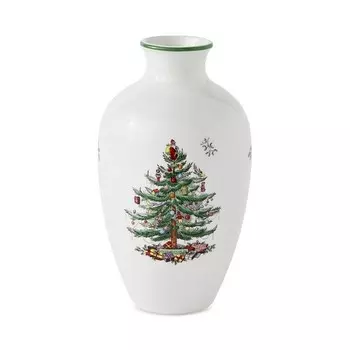 Рождественская елка Spode, букетная ваза 10 дюймов, зеленый