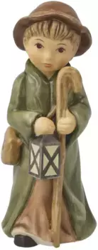 Рождественская фигурка Goebel "Рождественские фигурки, рождественские украшения", фаянс, фигурка - пастух 5х11,5 см, цвет bunt