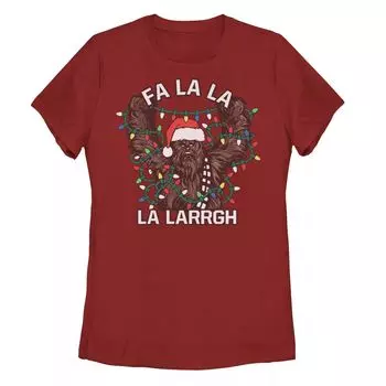 Рождественская футболка Chewie Fa La La La Larrgh для юниоров Licensed Character