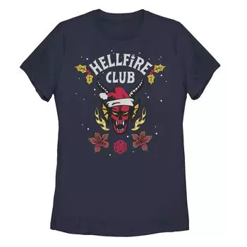 Рождественская футболка для юниоров «Очень странные дела» Hellfire Club Licensed Character
