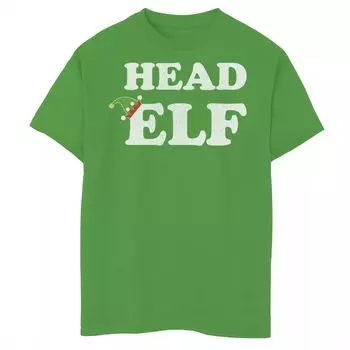 Рождественская футболка Fifth Sun Head Elf для мальчиков 8–20 лет с рисунком Licensed Character