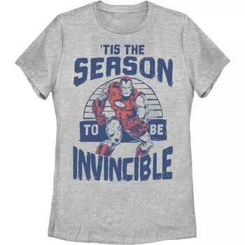 Рождественская футболка «Непобедимый» для юниоров Marvel Iron Man 'Tis The Season Licensed Character