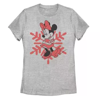 Рождественская футболка с рисунком Минни Маус для детей Disney's Licensed Character
