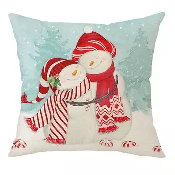 Рождественская наволочка с рождественским элементом, потайная молния, наволочка с Санта-Клаусом, домашнее праздничное украшение для автомобиля Stuttg