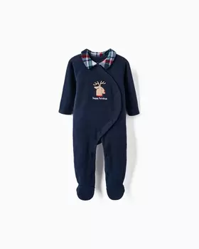 Рождественская пижама темно-синего цвета для мальчика Zippy, темно-синий