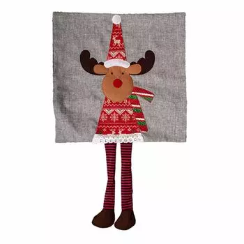 Рождественская подушка мягкая подушка диванная подушка Рождественский лось 45х45см Mojawo