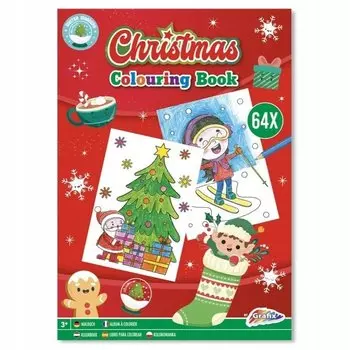 Рождественская раскраска Рождественская раскраска 64 страницы А4 OPENHOME