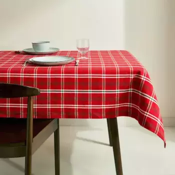 Рождественская скатерть из хлопка Scot El Corte Ingls, красный