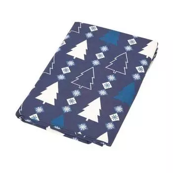 Рождественская скатерть winterland Homescapes, синий