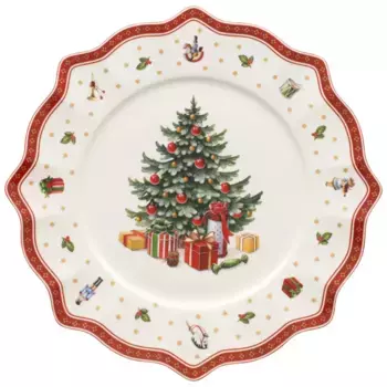 Рождественская тарелка Toy's Delight Villeroy & Boch, красный
