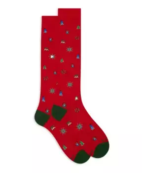 Рождественские хлопковые длинные носки Gallo, мультиколор