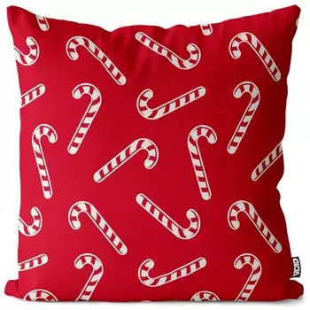 Рождественские леденцы VOID, чехол для подушки, полиэстер, водонепроницаемая подушка для улицы и дома. Размер: 80 x 80 см.