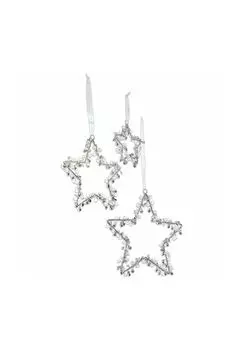 Рождественские украшения, набор из 3 Harley, серебро Loberon, серебро