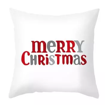 Рождественский чехол для подушки, Рождественская тема, мягкая декоративная потайная молния, гостиная, диван, подушка, район, домашний декор, повседневное использование-D Stuttg