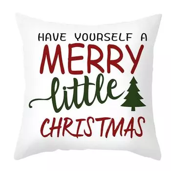 Рождественский чехол на подушку, рождественская тема, мягкая декоративная потайная молния, гостиная, диван, подушка, район, домашний декор, ежедневное использование-F Stuttg