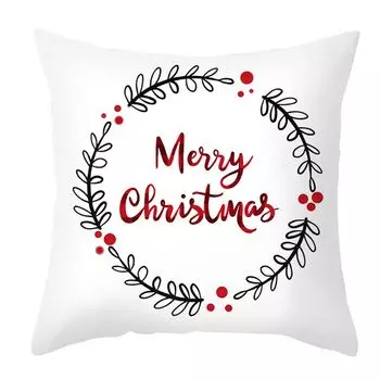 Рождественский чехол на подушку, Рождественская тема, мягкая декоративная потайная молния, гостиная, диван, подушка, районный домашний декор, ежедневное использование-Q Stuttg