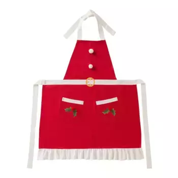 Рождественский фартук из экологически чистого хлопка Miss Santa El Corte Ingls, красный