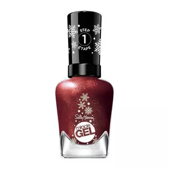 Рождественский гель-лак для ногтей 920 holiday romance, 14,7 мл Sally Hansen Miracle gel, цвет 920 holiday romance