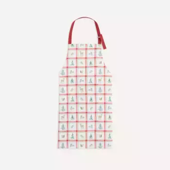 Рождественский хлопковый фартук El Corte Ingls, разноцветный