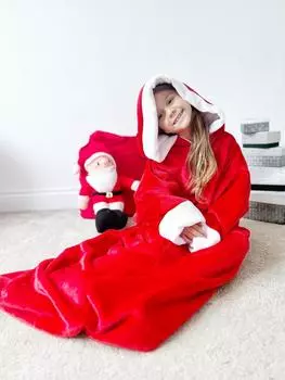 Рождественский мешок Санта-Клауса из очень мягкого флиса Fox In A Box, красный