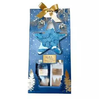 Рождественский набор AURA: гель, бальзам и мыльные хлопья
