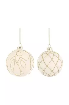 Рождественский набор игрушек для дома и образа жизни, 2 шт Inne, мультиколор