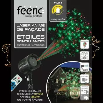 Рождественский проектор, звезды, 260м Fric Lights and Christmas