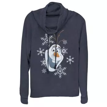 Рождественский пуловер с воротником-хомутом для детей Disney's Frozen Olaf Smile Snowflake Licensed Character