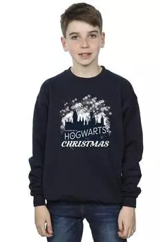 Рождественский свитер Хогвартса Harry Potter, темно-синий