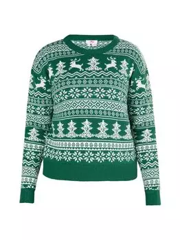 Рождественский свитер Mymo, зеленый