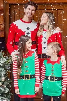 Рождественский свитер Threadboys, красный