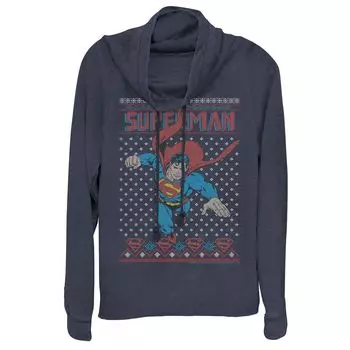 Рождественский свитшот с воротником-хомутом DC Comics Superman для юниоров Licensed Character